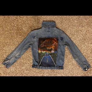 Stranger Things hand painted jean jacket.